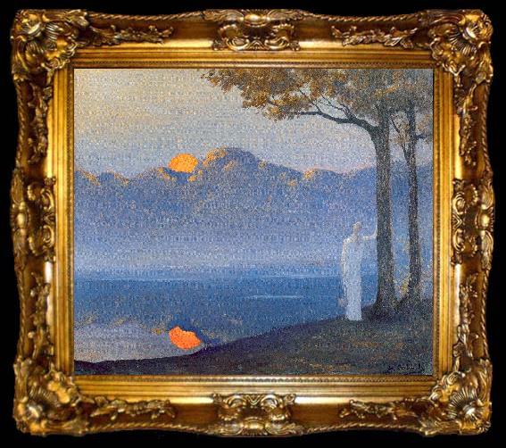 framed  Osbert, Alphonse The Muse at Sunrise, ta009-2